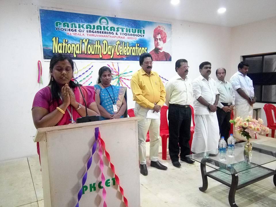 Pankajakasthuri College of Engineering and Technology Thiruvananthapuram National Youth Day photo 2